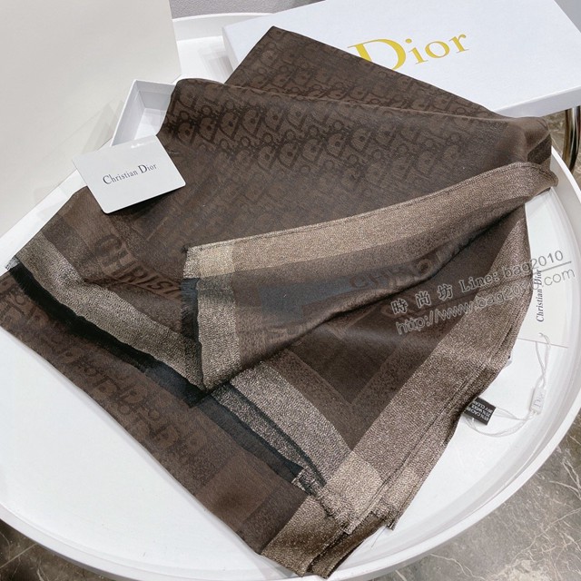 Dior秋冬2021新款披肩圍巾 迪奧時尚款羊絨混紡圍巾披肩  mmj1375